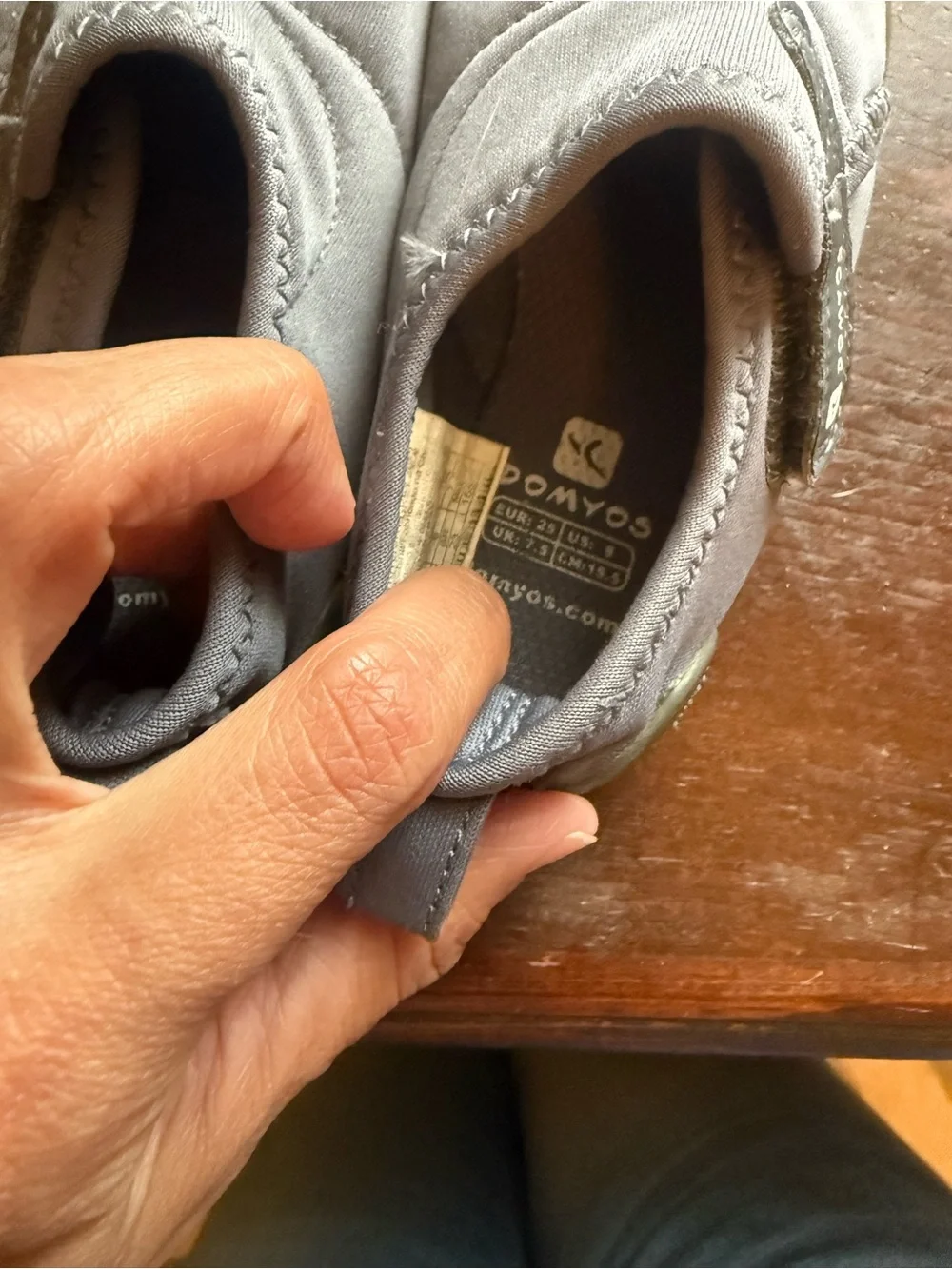 Toddler Slip-On Walker Shoes in Gray